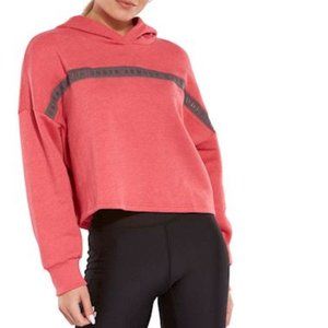 Under Armour Women's UA Taped Fleece Hoodie - Pink & Gray